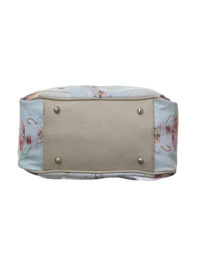 BAND BOX Beach Handbag For Women Travel Bag | Printed Pattern Hand Strap Removable And Multi Pocket | Enjoy Weekend Beach Travel Bag - Image 4