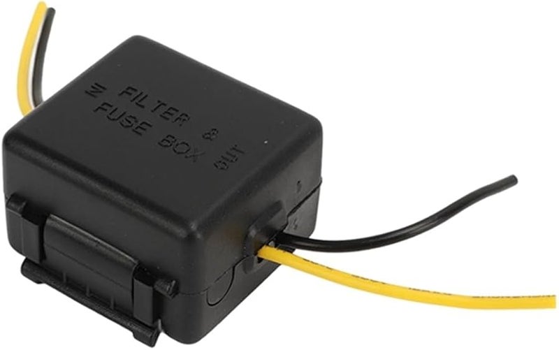 2Pcs Black Car Audio Power Filter 12V Noise Reduction Stereo Power Supply Filter - Image 4