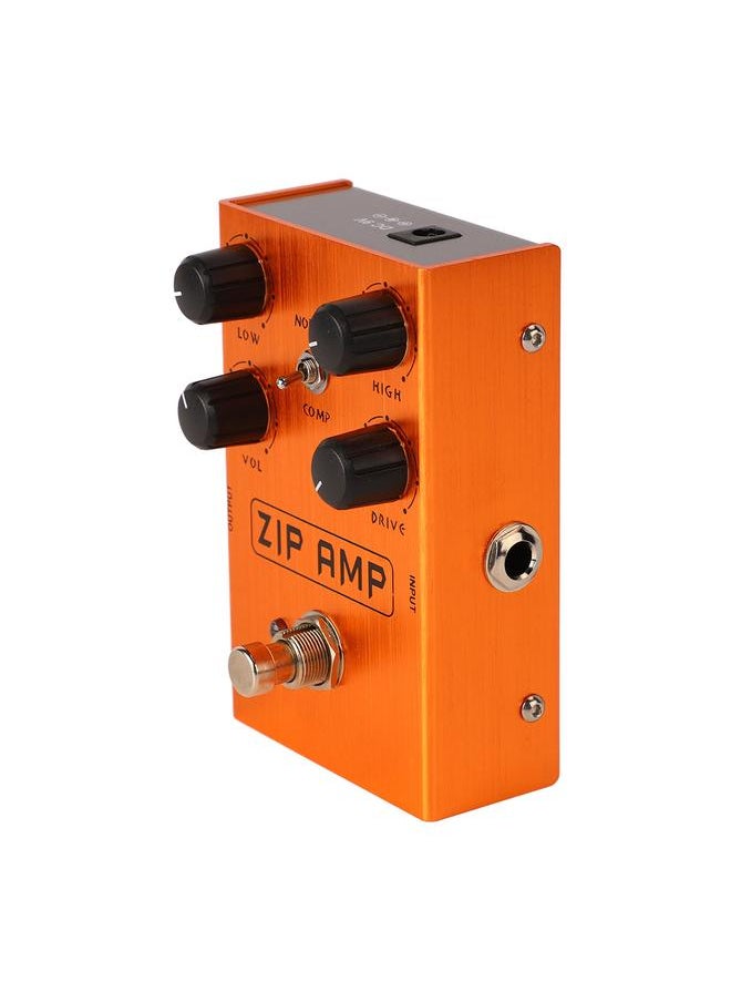 Thoraya Electric Guitar Effects Drive Pedal Effector Simulating Guitar Distortion and Overdrive Effects AN 39 Orange  - Image 2