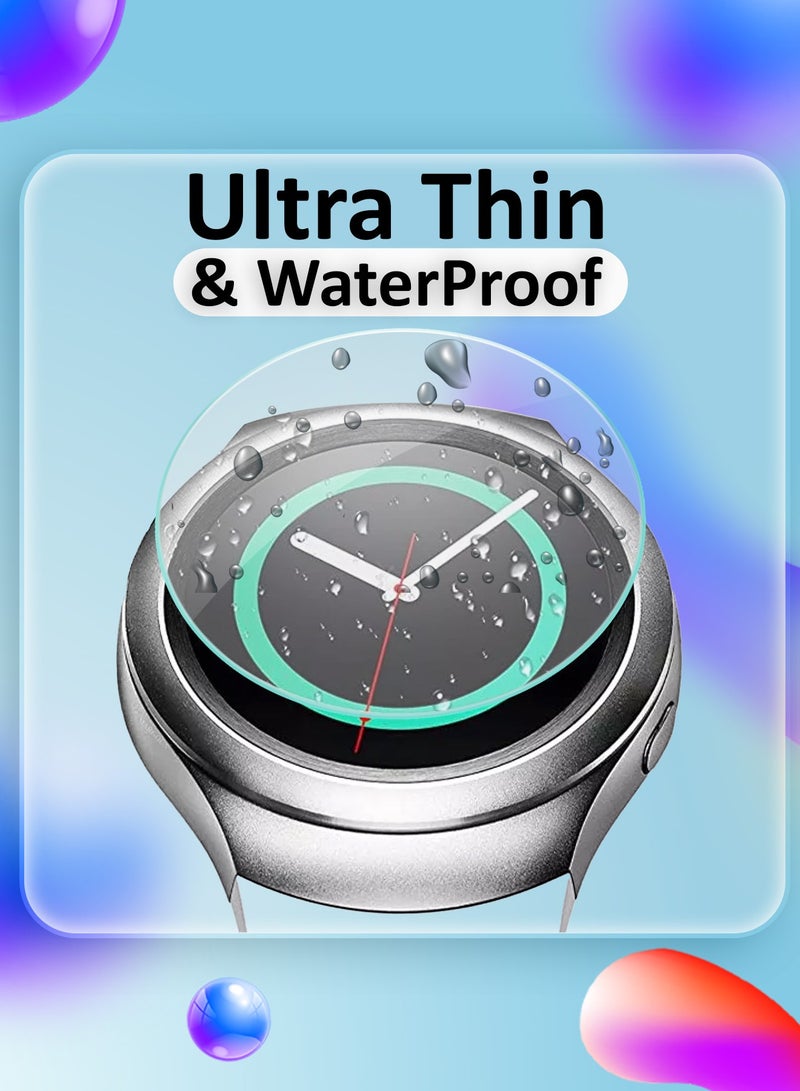 CATANES 3Packs Tempered Glass Screen Protector for Samsung Gear S2 Classic R720 – HD Clarity, 9H Hardness, Scratch-Resistant - Image 3