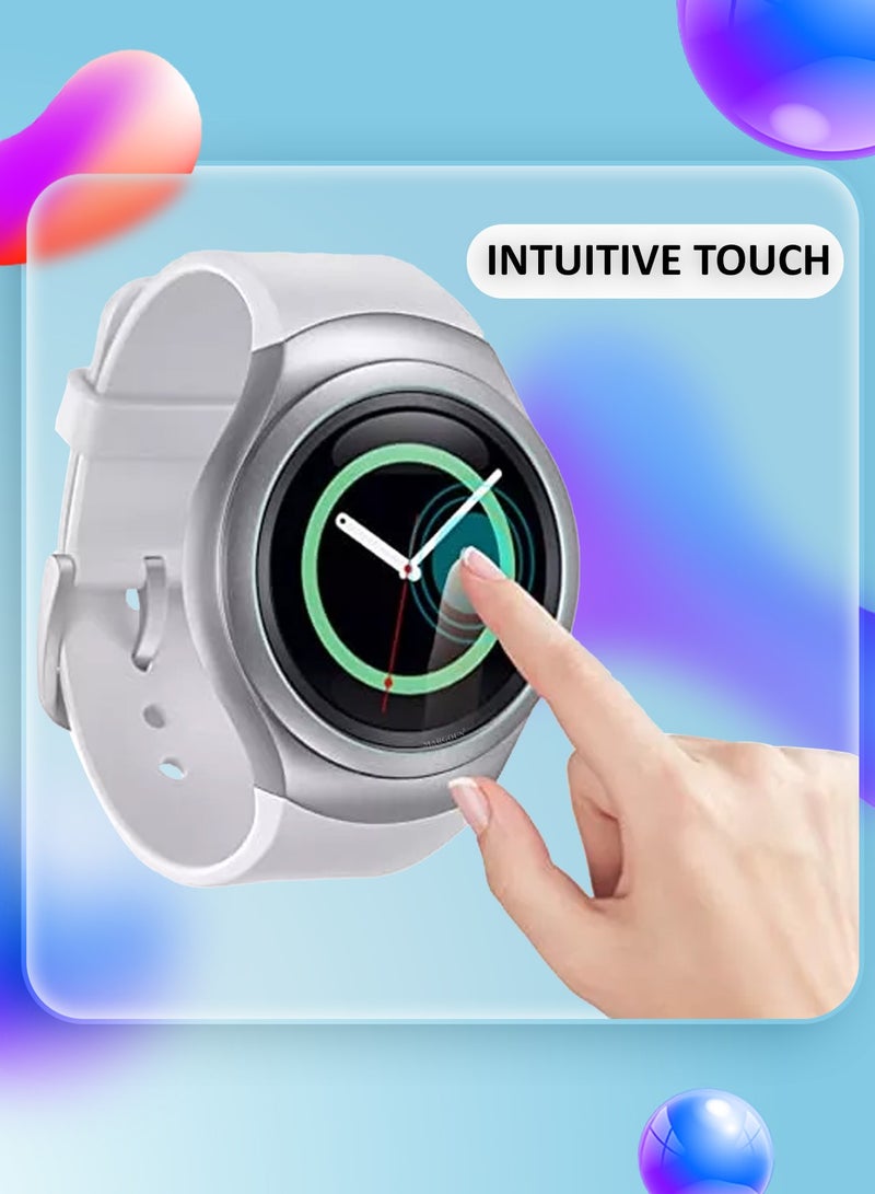 CATANES 3Packs Tempered Glass Screen Protector for Samsung Gear S2 Classic R720 – HD Clarity, 9H Hardness, Scratch-Resistant - Image 2
