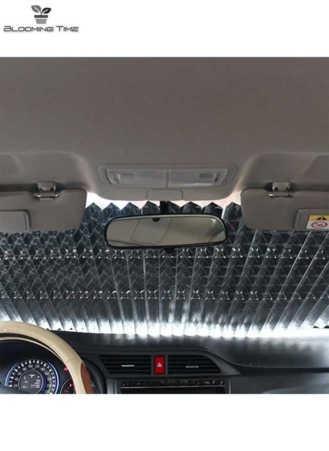 Foldable Sunshade Glass For Cars, Folding Storage Does Not Take Up Space, And It Can Be Opened As Soon As It Is Pulled