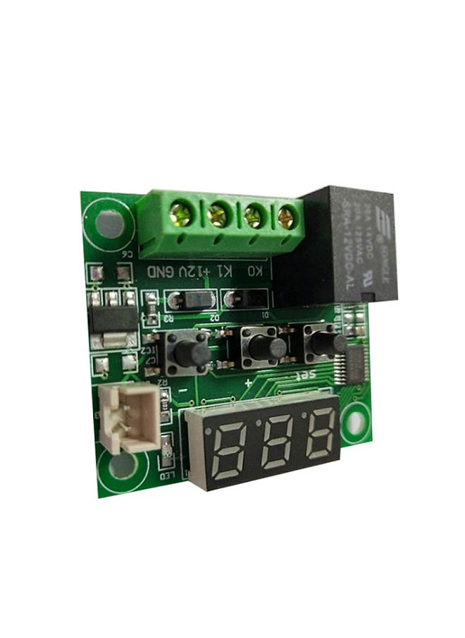 W1209 Digital Temperature Controller Board Micro Electronic High Accuracy NTC Sensor Temp Control Thermostat Panel with Waterproof Sensor Probe