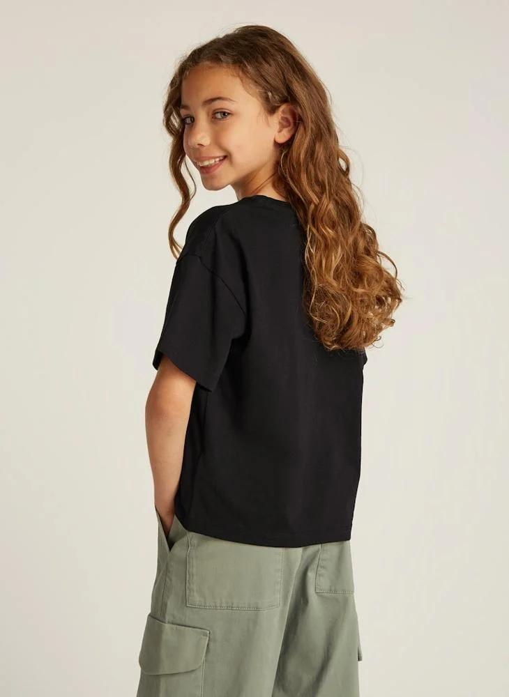 كالفن كلاين جينز Kids Logo Boxy T-Shirt