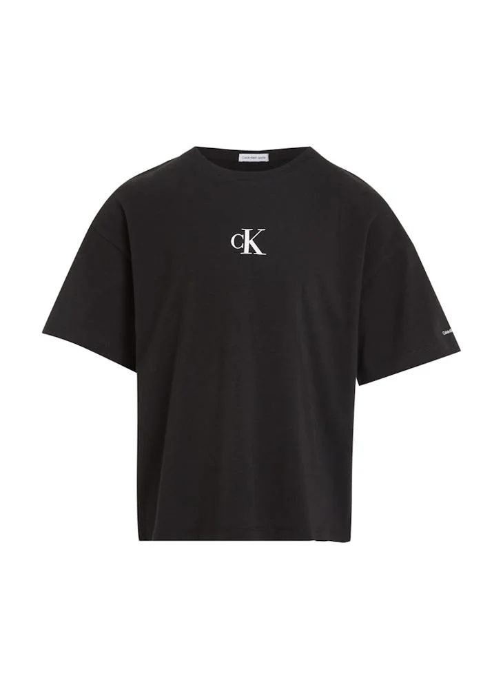 كالفن كلاين جينز Kids Logo Boxy T-Shirt