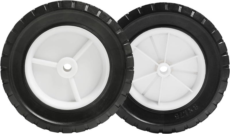 Antanker 8-Inch Mower Wheel fit for Oregon 72-108, Replace for Stens 195-024, Also fit for AYP 103670X, Craftsman 33958, MTD 734-04585, 8" x 1.75" Universal Wheel, 2Pcs - Image 1