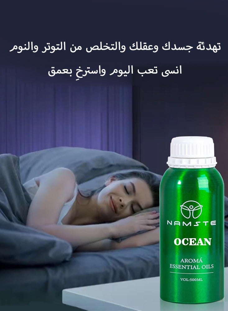 NAMSTE Aroma Essential Oil 500ML Air freshener Perfume Oil for Aroma Diffuser Essential Oil-Ocean - Image 3