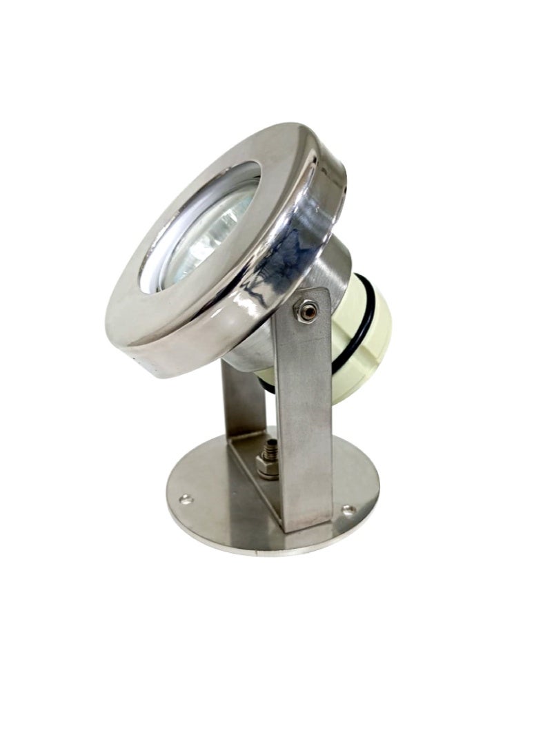 POOL MART Pool light mini halogen 50W-AC12V with face plate and Stand SS316 - Image 1