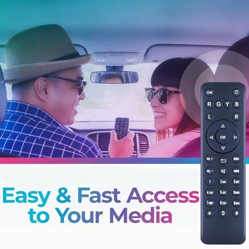 ZWP Replacement Remote Control fit for 2013-2016 Mercedes GL350 GL450 GL550 GL63 GLS350d GLS450 GLS550 GLS63 GLE350 GLE400 GLE450 GLE43 Rear DVD Entertainment A2218703889 or A2128200097 - Image 4