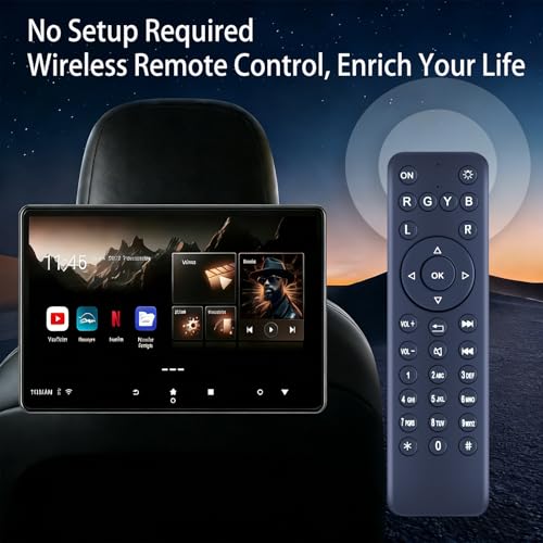 ZWP Replacement Remote Control fit for 2013-2016 Mercedes GL350 GL450 GL550 GL63 GLS350d GLS450 GLS550 GLS63 GLE350 GLE400 GLE450 GLE43 Rear DVD Entertainment A2218703889 or A2128200097 - Image 5