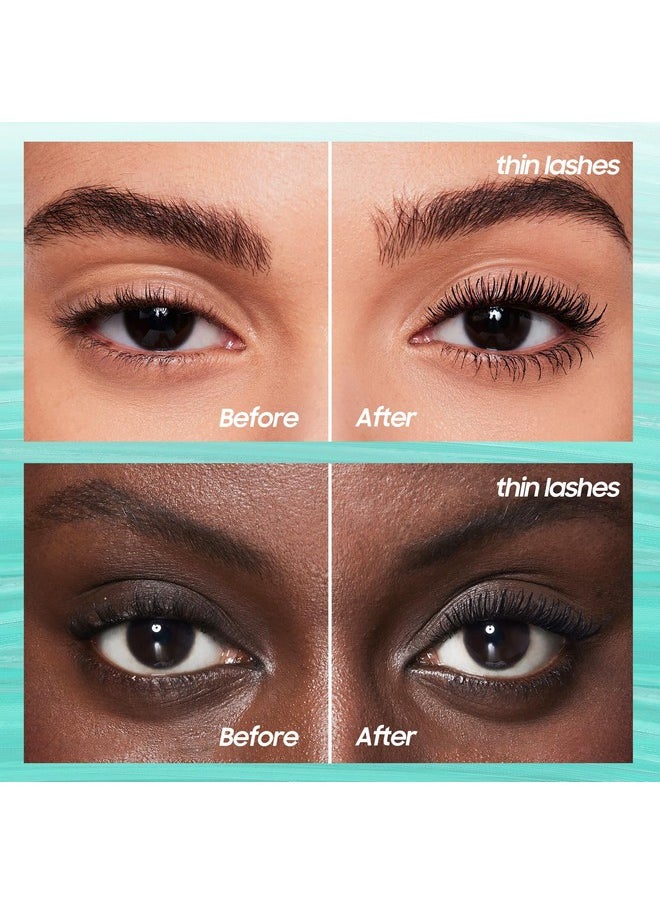 OETUIOW - Tubing Mascara Smudge Proof & Waterproof Long Lasting Mascara For Length And Volume Curling Eyelashes No Flaking And No Clumping Cruelty Free And Vegan Black (Pack Of 1) - Image 1