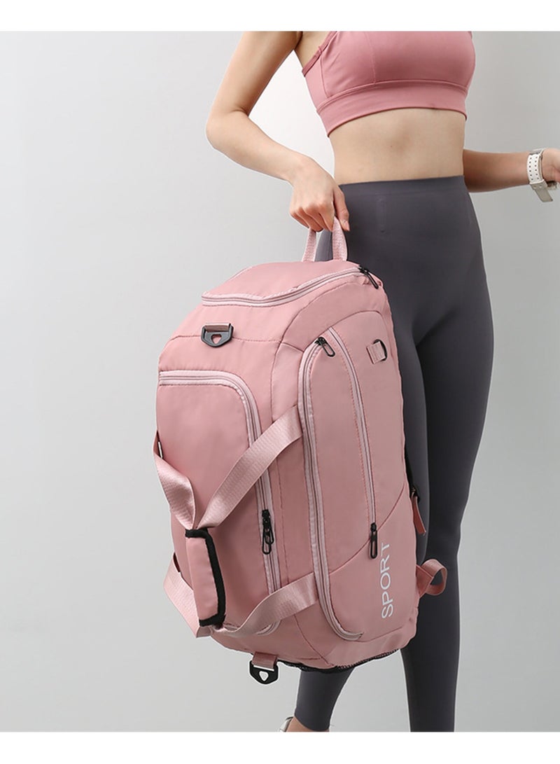 Sports Gym Bag, Large Capacity Carry-on Luggage with Shoes Compartment, Bag Weekender Overnight Travel Bag Swimming & Yoga Duffle Bag  - Image 3