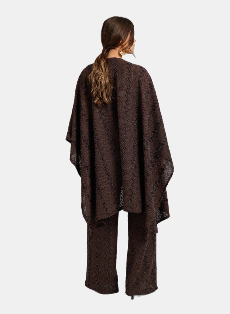 Carina Zigzag-Embroidered Kimono - Image 4