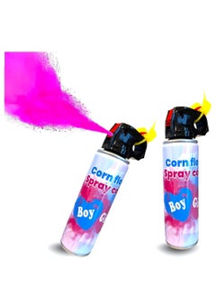 Generic 2 Pcs Of Gender Reveal Biodegradable Pink Powder Spray For Baby Shower  - Image 1