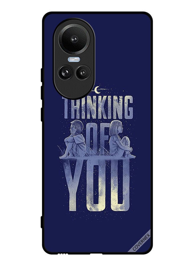 Covernex Protective Case Cover For Oppo Reno10 Pro Thinking Of You - Image 1