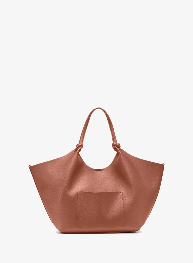 DKNY Brown Paula Large Tote for Women | Best Price UAE