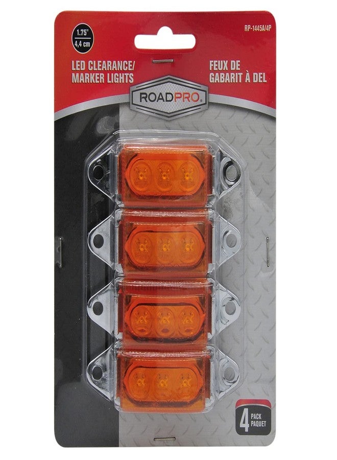 رود برو مجموعة مصابيح تحديد المسار LED منخفضة الارتفاع ومغلقة من RoadPro RP-1445A/4P - 4 قطع - Image 3