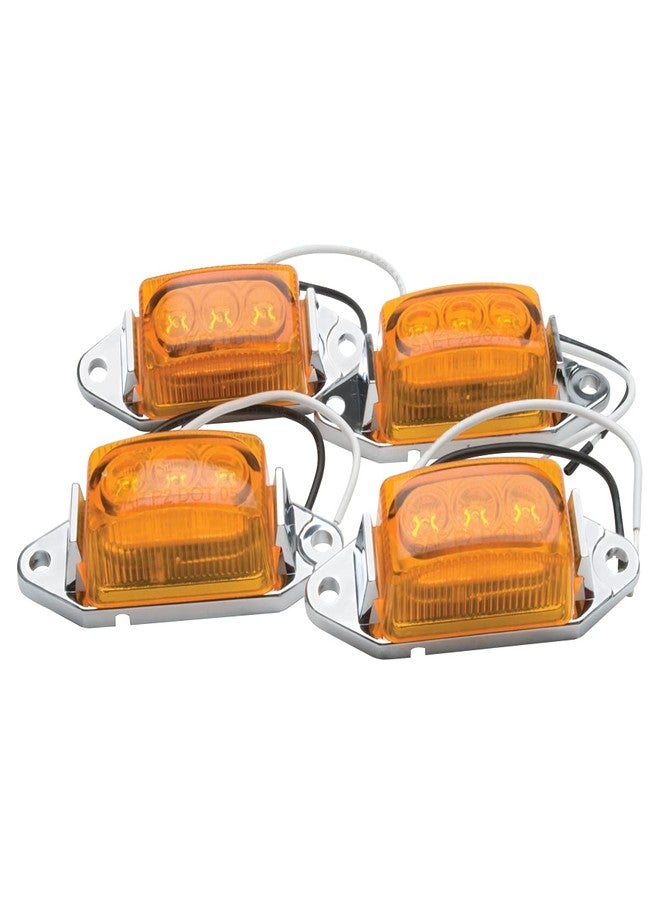 رود برو مجموعة مصابيح تحديد المسار LED منخفضة الارتفاع ومغلقة من RoadPro RP-1445A/4P - 4 قطع - Image 2