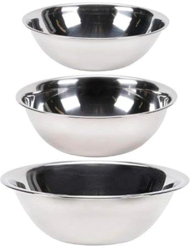 Vollrath Set of 3 Mixing Bowls: 4-Quart, 5-Quart and 8-Quart - Image 5