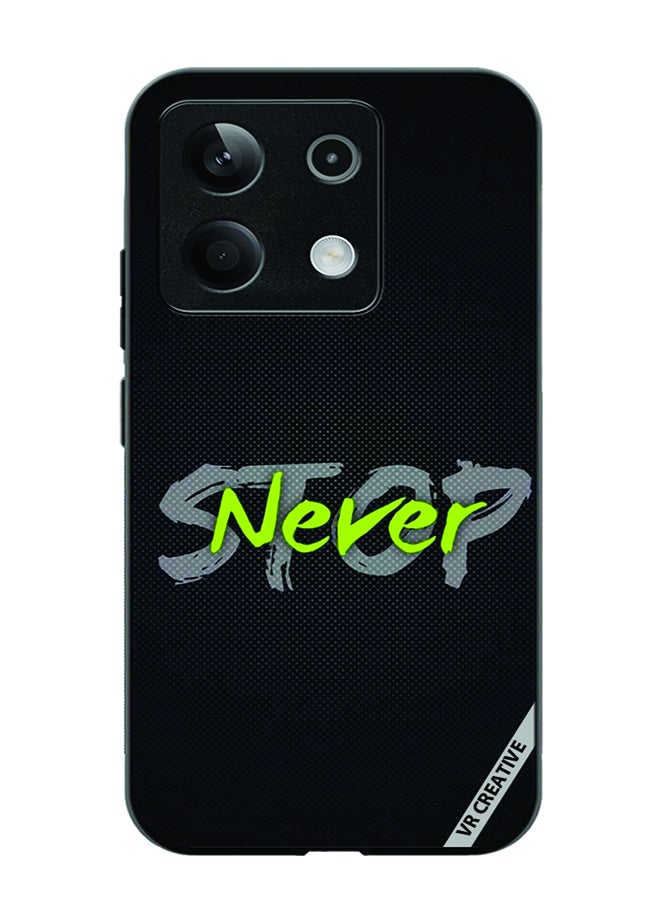 VR CREATIVE Protective Case Cover For Xiaomi Poco X6 Never Stop Design Multicolour - Image 1