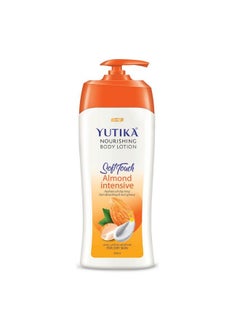 Yutika Softtouch Nourishing Body Lotion For Long Lasting Moisture And Soothing Skin For Men And Women (Almond 500Ml)  - Image 1