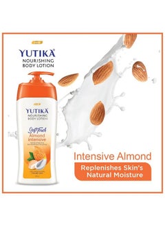 Yutika Softtouch Nourishing Body Lotion For Long Lasting Moisture And Soothing Skin For Men And Women (Almond 500Ml)  - Image 5
