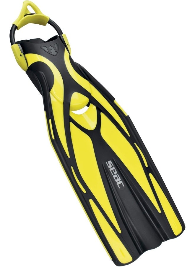 Seac SEAC Unisex's F1 S, High Performance and Ultralight Diving Fins with Elastic Strap  - Image 2