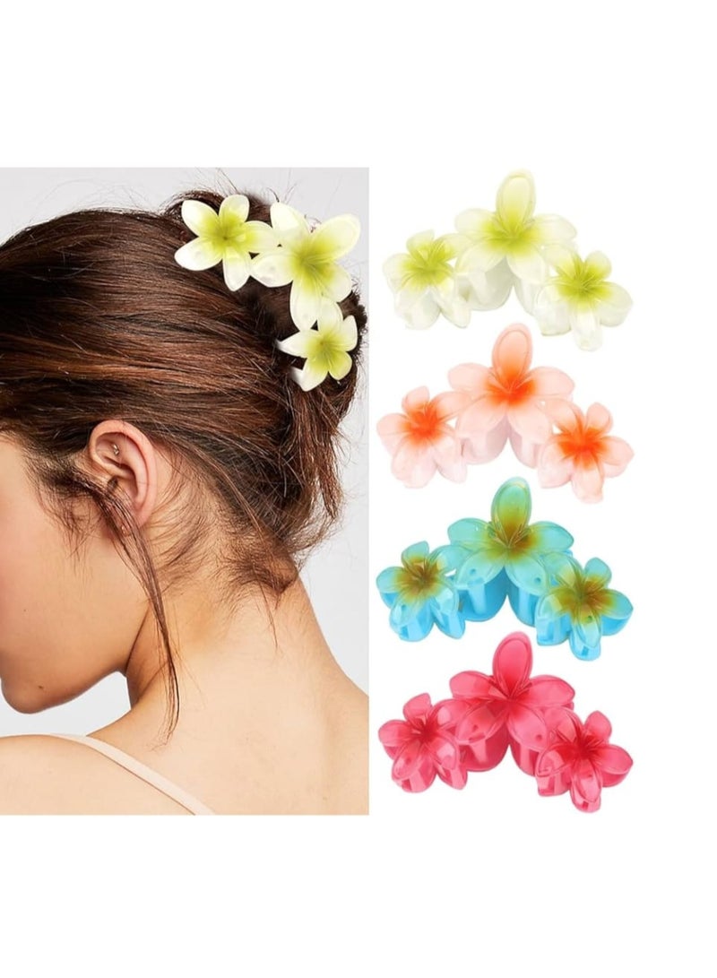 tuk shaear taqm mashabik shaer kabiratan mukawan min 4 qutie bitasmim zahrat lilshier alkathifi, muqawimatan liliainzilaq wathabitatan, aksiswarat shaer 'aniqat lilbanat walnisa' min nur shubinj - Image 1