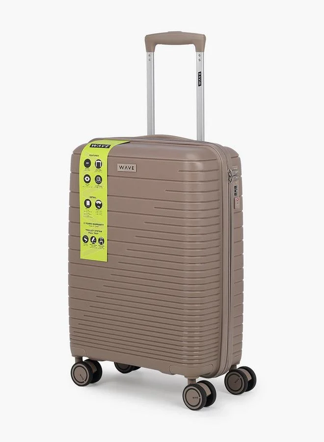 وايف Wave 3-Piece Hardcase Luggage Trolley Set With Lock