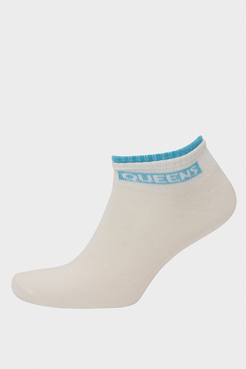 DeFacto Woman Slogan 5 Piece Short Socks - Image 4