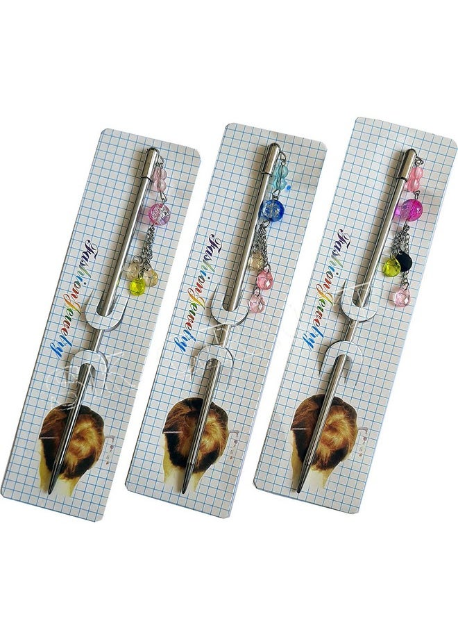 Zintalic - Designer Handcrafted Steel Hair Juda Stick For Girls & Women Set Of 3 Juda Stick Bun Stick - Image 1