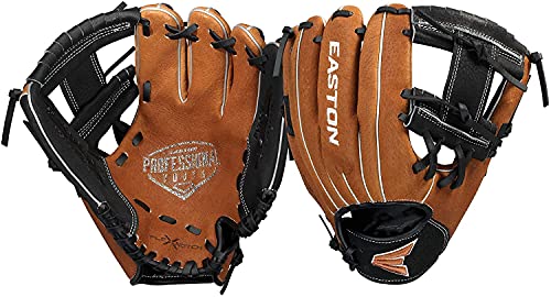 Easton | PROFESSIONAL YOUTH Baseball Glove | 10" | RHT | Carmel/Black | I Web | PY10BR - Image 1