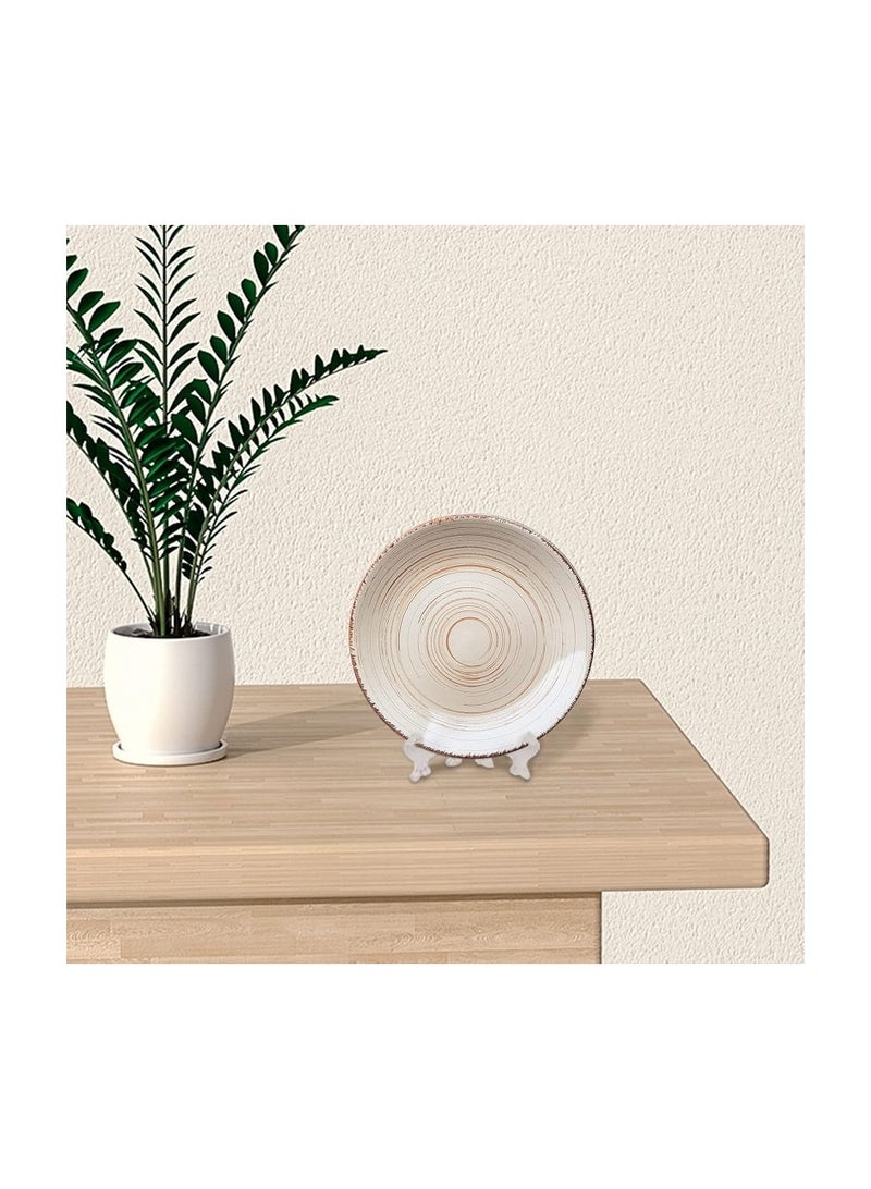 Niche dish  holder set of holders specially designed to display dishes in a stylish and organized manner inside a niche or dining room cabinet. Made of durable, high-quality materials, they maintain balance and prevent slipping or falling.r Size (10*12) - Image 4