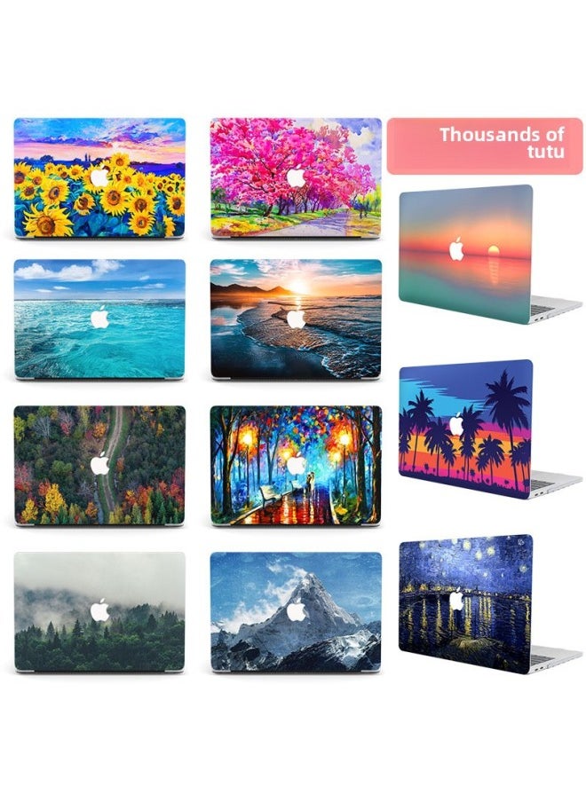 Generic - Protective Case For Apple Laptop Macbook Pro Protective Case 13/14/15 Inch Painted Case-Color:RS-545-Applicable Model:M3 2024 Air13(A2681/A3113) - Image 1