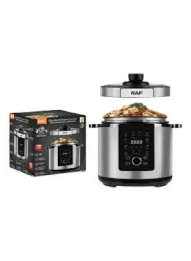 آر إيه أف حلة ضغط كهربائية متعددة الوظائف/شاشة رقمية/6 لتر/1000 واط - Image 5