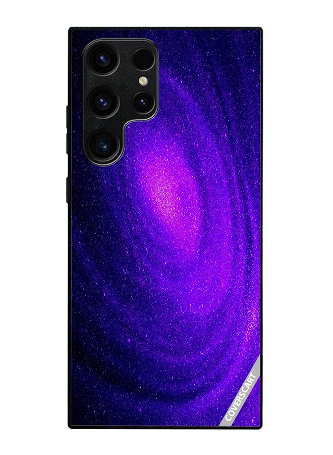 Protective Case Cover For Samsung Galaxy S23 Ultra Purple Delight Design Multicolour