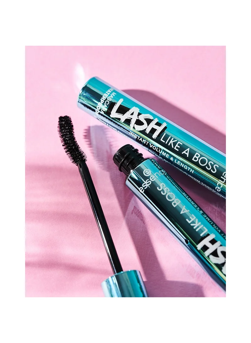 ايسنس ماسكارا essence LASH LIKE A BOSS فوليوم وطول فوري أسود فاحم