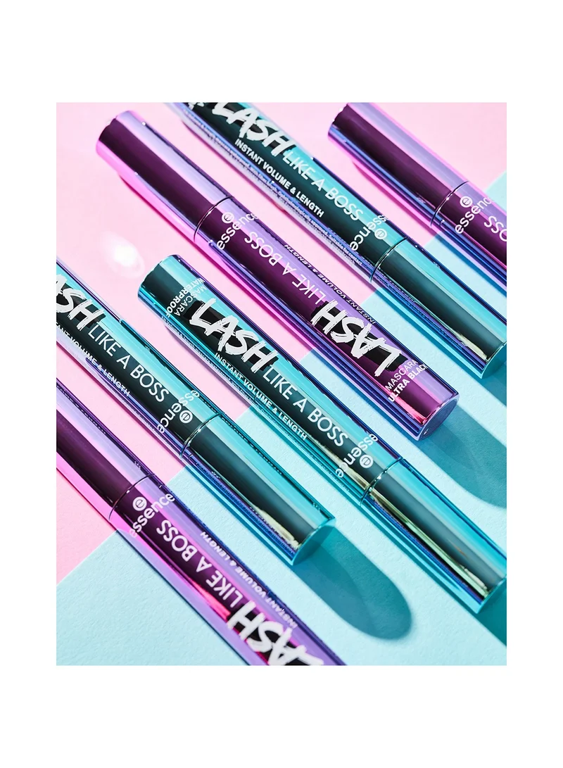 ايسنس ماسكارا essence LASH LIKE A BOSS فوليوم وطول فوري أسود فاحم