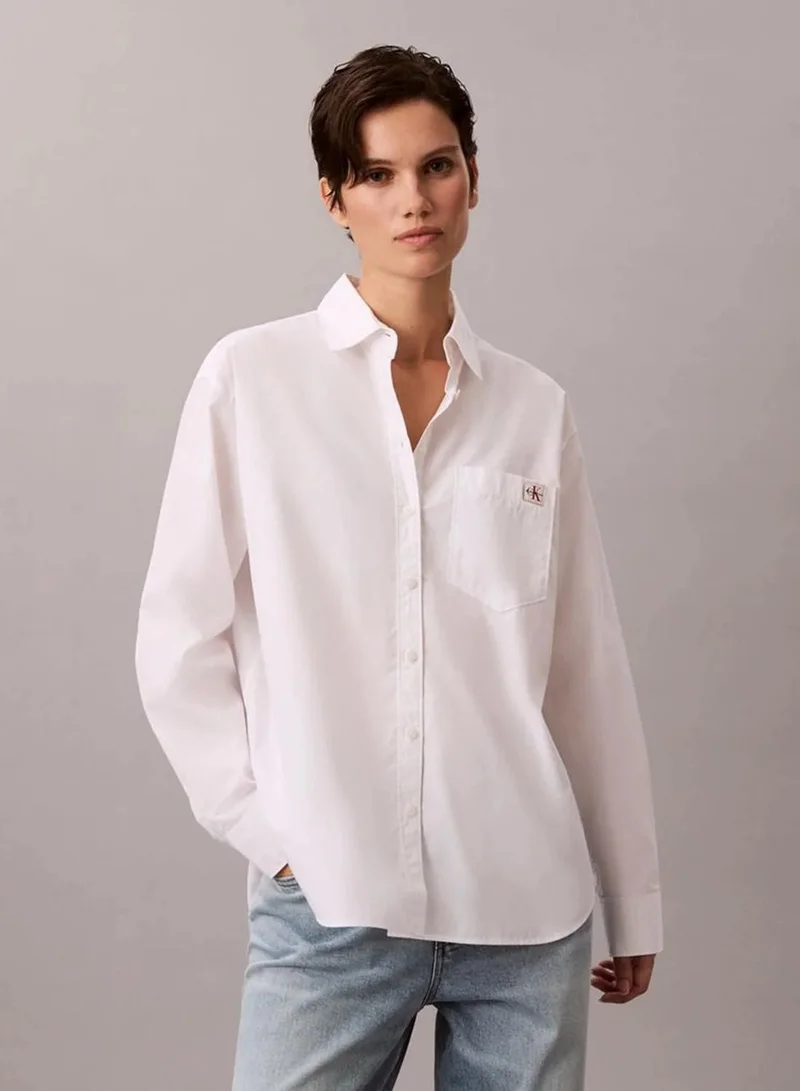 Relaxed Cotton Poplin Shirt