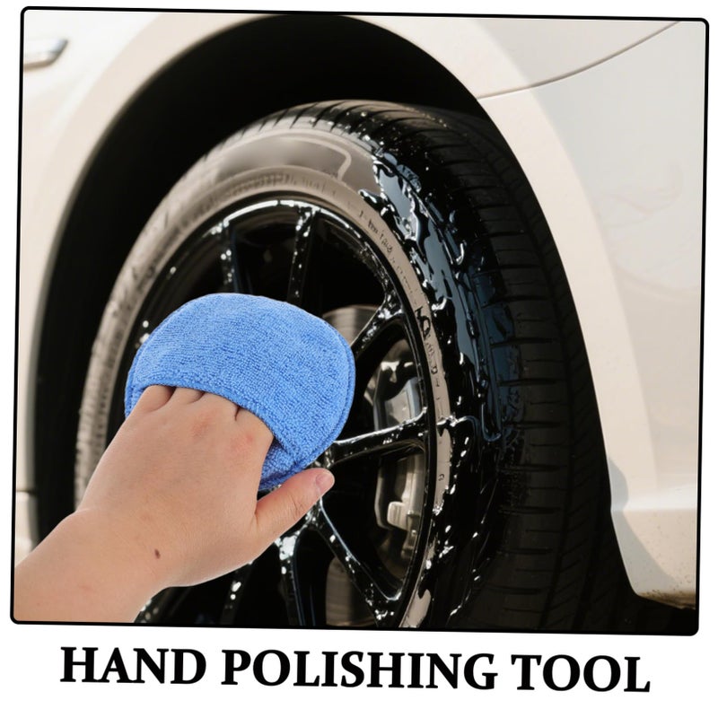 6 Pack Car Wax Applicator Pads Reusable Sponge Polishing Tools for Auto Detailing - Image 4