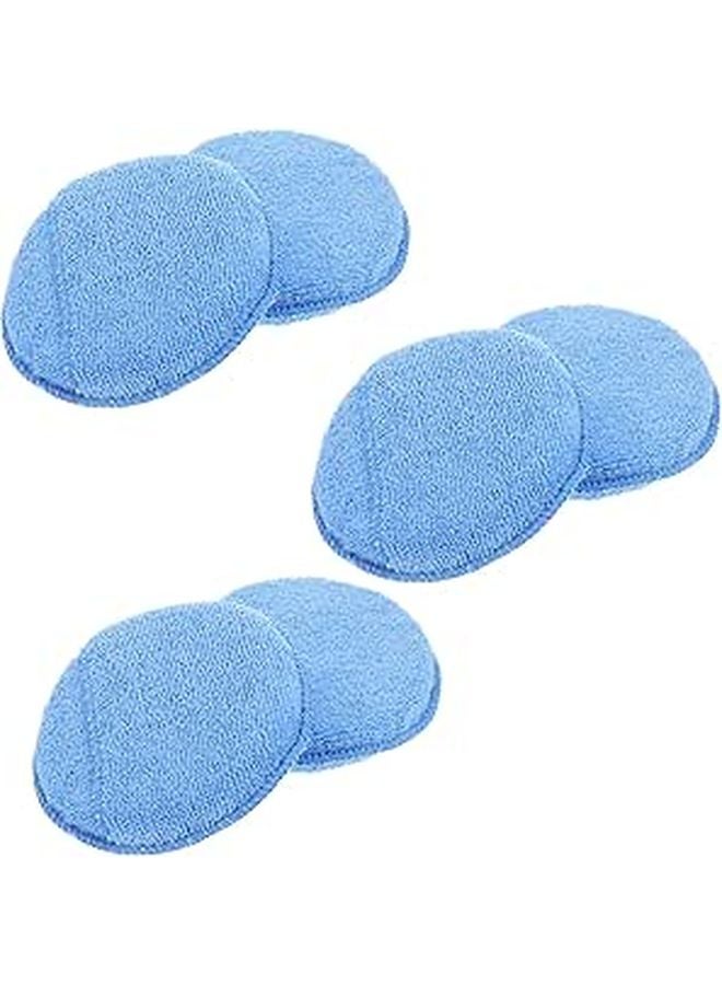 6 Pack Car Wax Applicator Pads Reusable Sponge Polishing Tools for Auto Detailing - Image 1