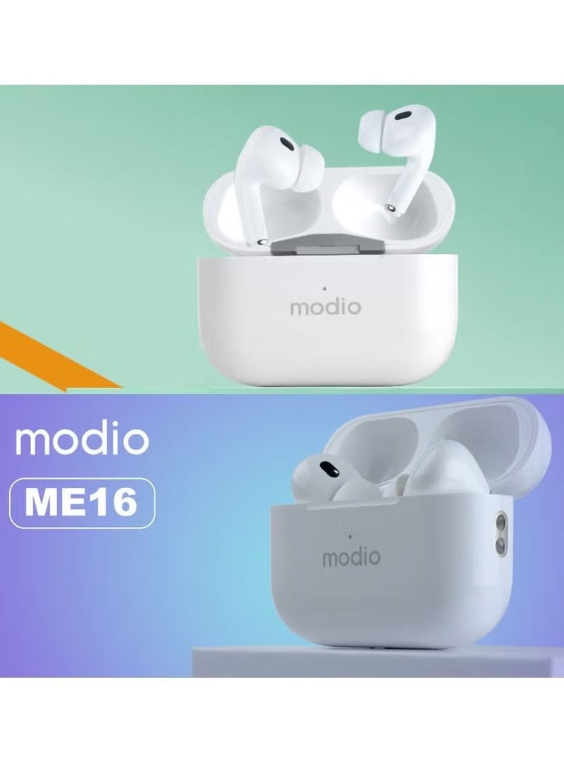 modio - Wireless Bluetooth Earbud Pro for Android, iPhone, Tablet, PC, and Laptop – Premium Sound Quality, Comfortable Fit, Long Battery Life, Noise-Canceling, Easy Pairing – Ideal for Music, Calls, and Sports - Image 1