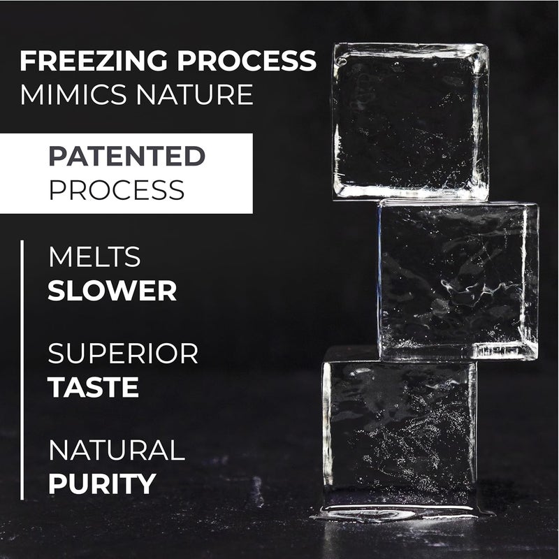 True Cubes Crystal Clear Ice Cube Maker, 4 Large 2"x2"x2" Ice Cubes for Cocktails and Drinks, Silicone Mold for Pure, Bartender-Quality Ice - Great for Hosting and Entertaining, Whiskey Gifts for Men - Image 2