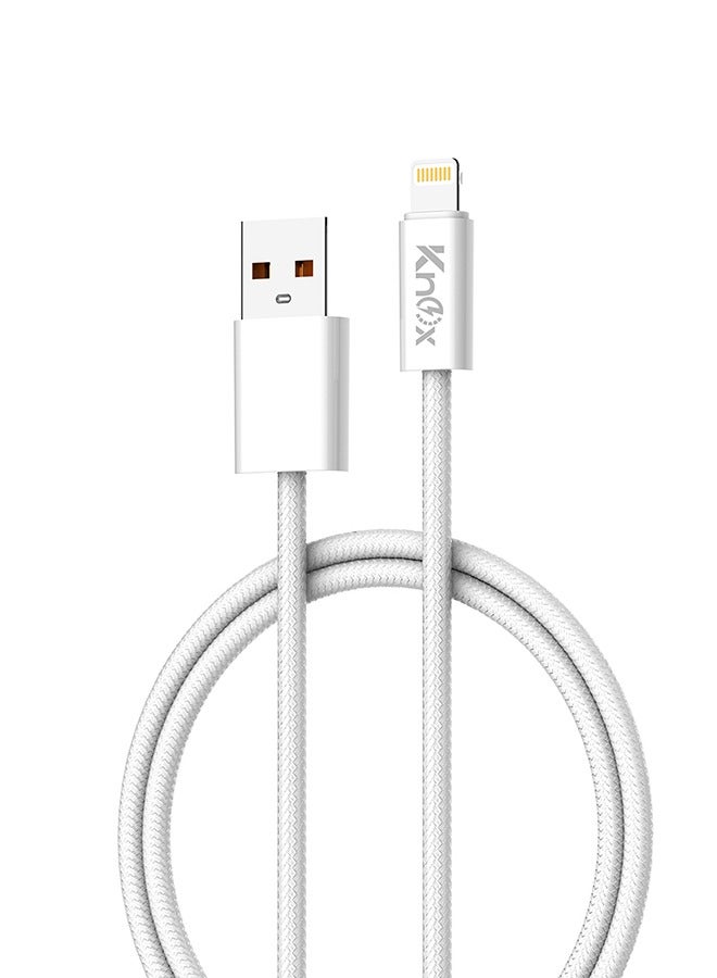 Knox Powering Generations 25W USB A to Lightning Charger Cable, Fast Charging Data Cable, Nylon Braided Cord for iPhone 14 13 12 11 XR XS X 8 Pro, Pro Max, Plus, iPad Air/Pro - Image 5