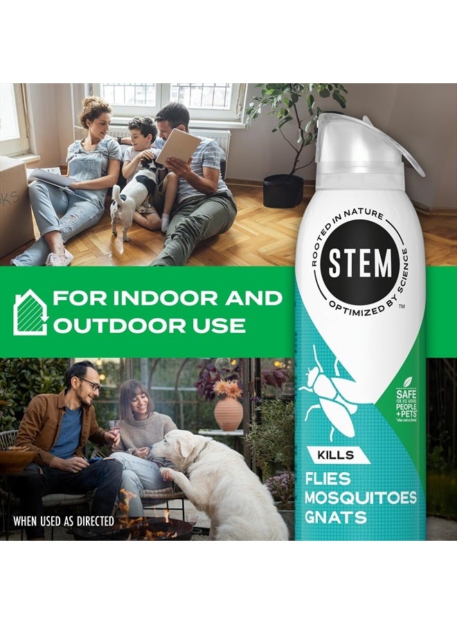 STEM Stem Kills Flies, Mosquitoes And Gnats: Plant-Based Active Ingredient Bug Spray, Botanical Insecticide For Indoor And Outdoor Use; 10 fl oz (Pack Of 3) - Image 4