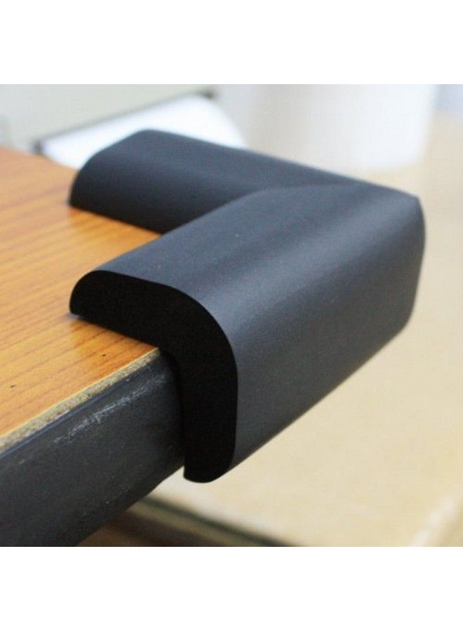 Iktu Corner Edge Protector Table Desk Corner Edge Protector Guard Cushion Baby Child Infant Kids Safety Corner Cushion Bumper Guard Protector (Black 24Pc) - Image 4