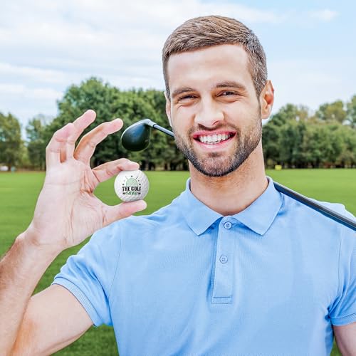 WATINC Funny Golf Ball Gift Set - 14PCS Golf Lover Appreciation Gifts for Men, Dad Novelty Golfer Accessories with Golf Balls and Tees, Present Ideas for Birthday Retirement Thanksgiving Father’s Day - Image 5