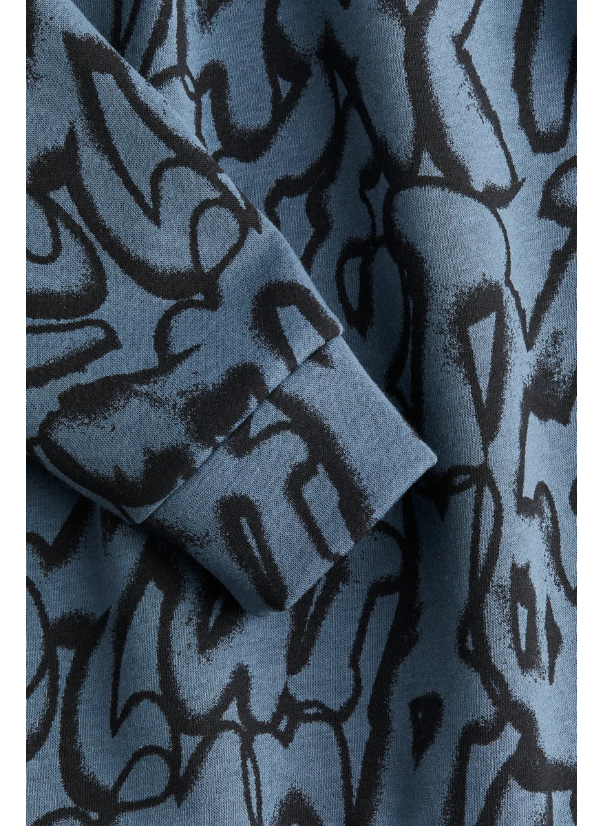 H&M Printed Hoodie