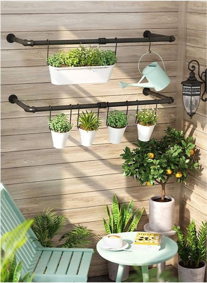 Bukela Wall Mounted Clothes Rack Space-Saving Hanging Clothes Rack（BLACK） - Image 2