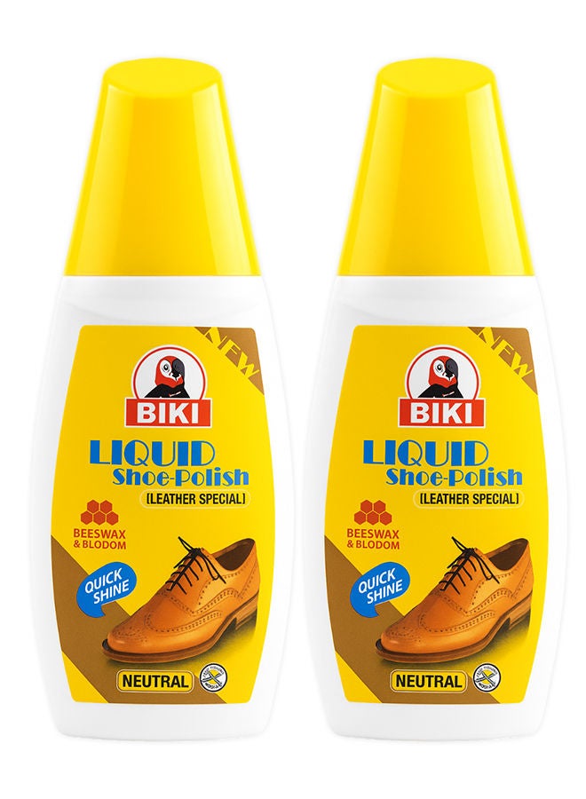 بيكي ملمع أحذية سائل محايد 2 × 75 مل